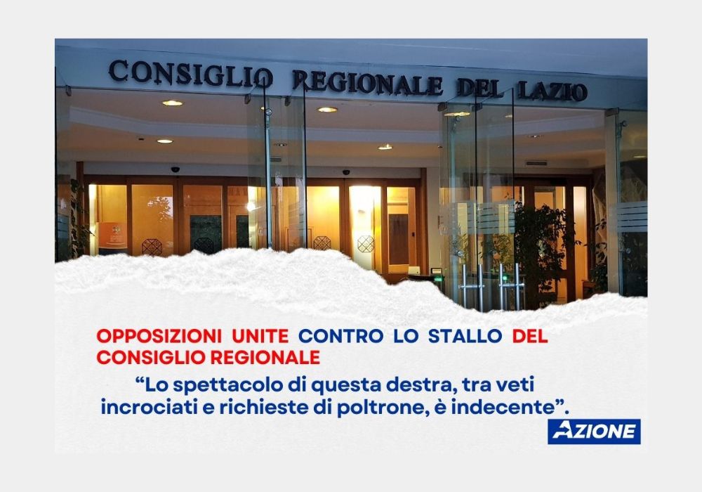 Opposizioni unite contro lo stallo del Consiglio Regionale