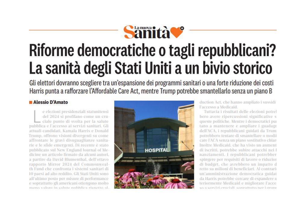 Riforme democratiche o tagli repubblicani? La Sanità degli USA a un bivio storico