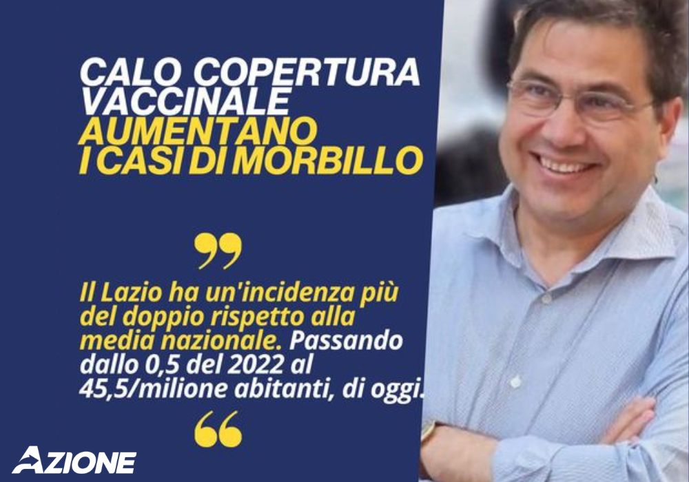 Calo copertura vaccinale, aumentano i casi di morbillo